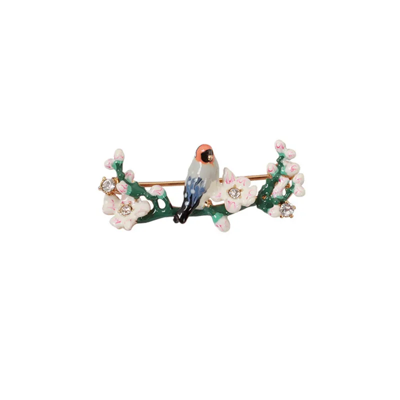New European and American Style Fashion Personality Enamel Painted Brooch Flower Parrot Fashion Clothing Accessories Pin Female
New European and American Style Fashion Personality Enamel Painted Brooch Flower Parrot Fashion Clothing Accessories Pin Female