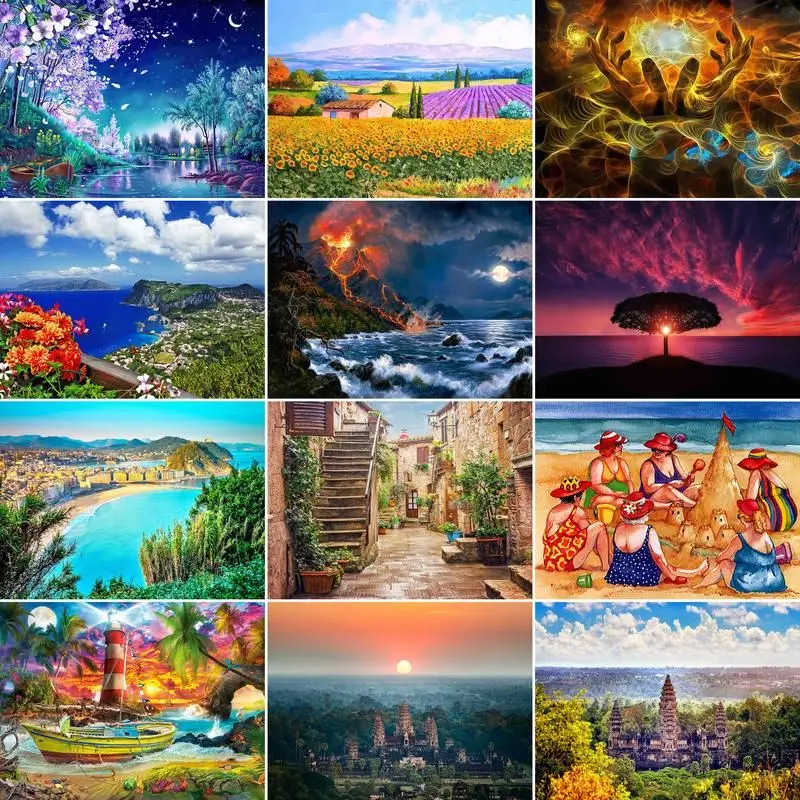 GATYZTORY Oil Painting By Numbers Landscape 60x75cm DIY Paint By Numbers For Adult Frame Canvas Painting Unique Gift
GATYZTORY Oil Painting By Numbers Landscape 60x75cm DIY Paint By Numbers For Adult Frame Canvas Painting Unique Gift