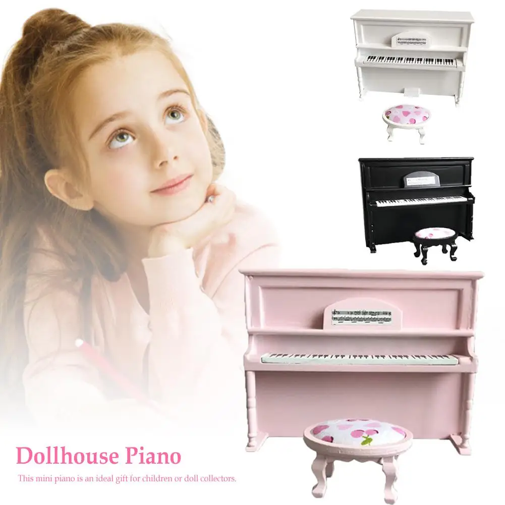 Dollhouse Piano 1:12 Miniature Toy Traditional Attractive Mini Ornament Gift Decoration For House Doll House Bedroom Box
Dollhouse Piano 1:12 Miniature Toy Traditional Attractive Mini Ornament Gift Decoration For House Doll House Bedroom Box