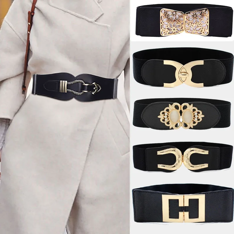 Fashion Corset Women Belts Luxury Brand High Waist Belt for Woman Winter Elastic All-match Coat Waistband Accessories Harajuku
Fashion Corset Women Belts Luxury Brand High Waist Belt for Woman Winter Elastic All-match Coat Waistband Accessories Harajuku