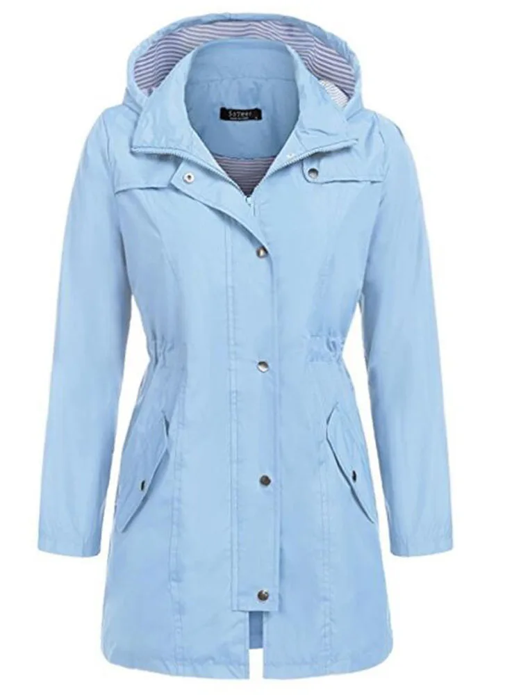 Women Jacket Winter Rain Zipper Waterproof Windproof Long 2019 slim Ladies Hooded Raincoat windbreaker Coat
Women Jacket Winter Rain Zipper Waterproof Windproof Long 2019 slim Ladies Hooded Raincoat windbreaker Coat