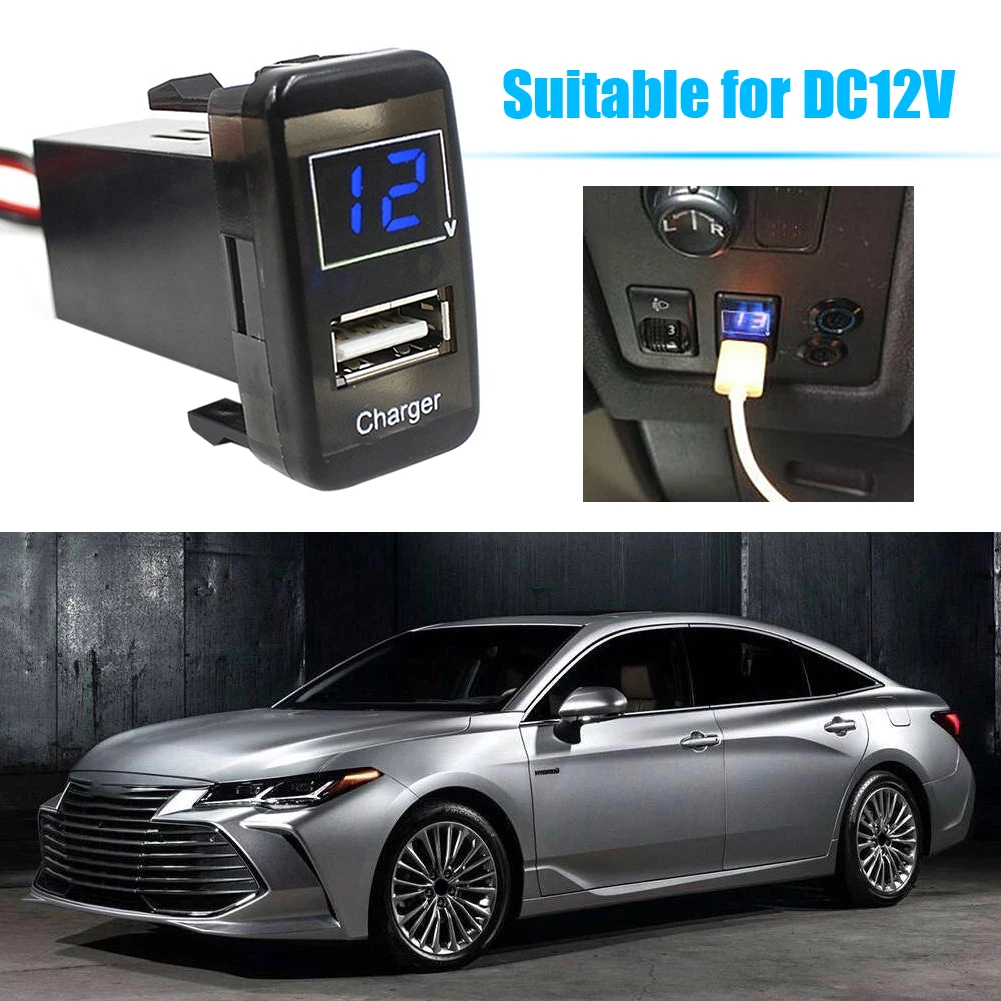 for Toyota 12-24v USB Car Charger 4.2A Interface LED Indicator Auto Power Adapter Dashboard Socket Smartphones Tablet Sockets
for Toyota 12-24v USB Car Charger 4.2A Interface LED Indicator Auto Power Adapter Dashboard Socket Smartphones Tablet Sockets