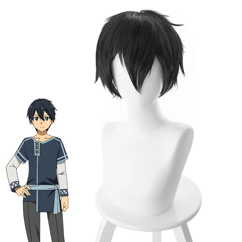 The Third Season of Sword Art Online Kirito Kutani Kazuto Black Flipped Cos Anime Wig Cosplay Game Perform Molding Short Wig
The Third Season of Sword Art Online Kirito Kutani Kazuto Black Flipped Cos Anime Wig Cosplay Game Perform Molding Short Wig