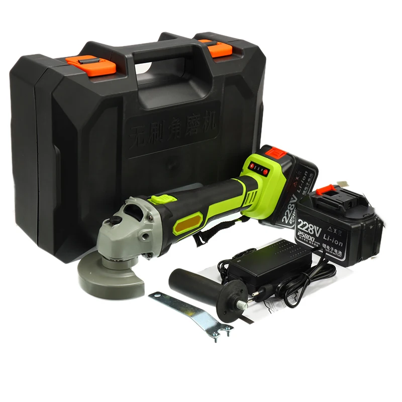 Electric Angle Grinder 128V/228V Cordless Large Capacity Battery Polisher Polishing Grinding Machine Wood Metal Cutting Tool Set
Electric Angle Grinder 128V/228V Cordless Large Capacity Battery Polisher Polishing Grinding Machine Wood Metal Cutting Tool Set