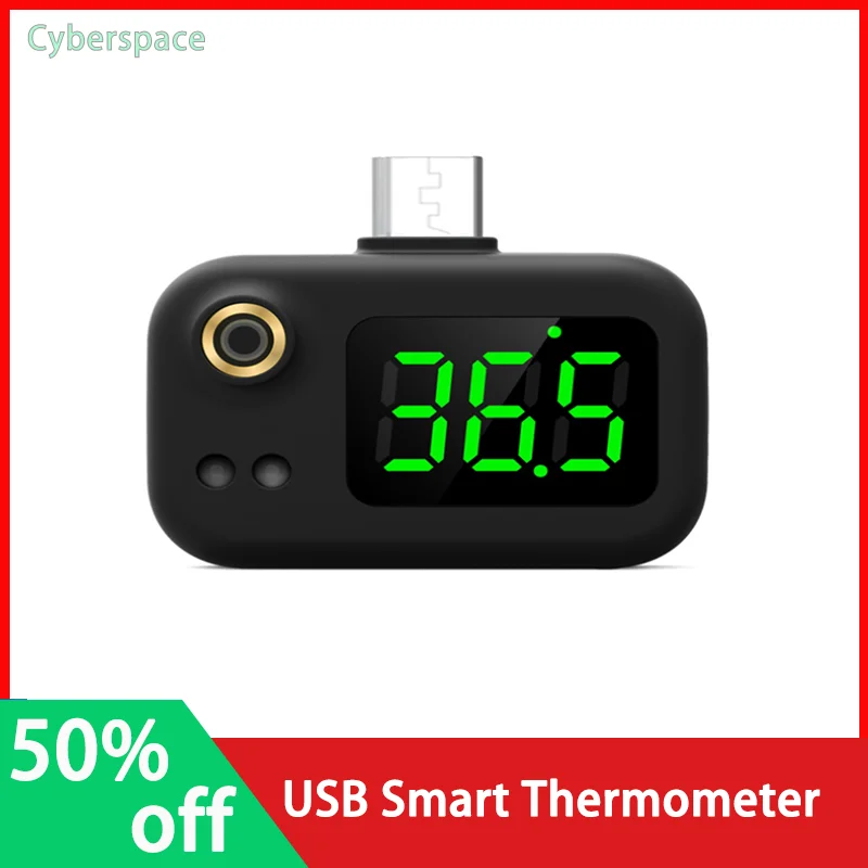 Mini USB Smart Thermometer Portable Hydrothermograph For Mobile Phone Non-Contact 2021
Mini USB Smart Thermometer Portable Hydrothermograph For Mobile Phone Non-Contact 2021