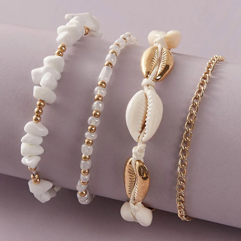 Female Bohemian Shell Beach Anklets For Women White Stone Ankle Bracelets Girls Barefoot on Leg Chain Jewelry Gift Accessories
Female Bohemian Shell Beach Anklets For Women White Stone Ankle Bracelets Girls Barefoot on Leg Chain Jewelry Gift Accessories