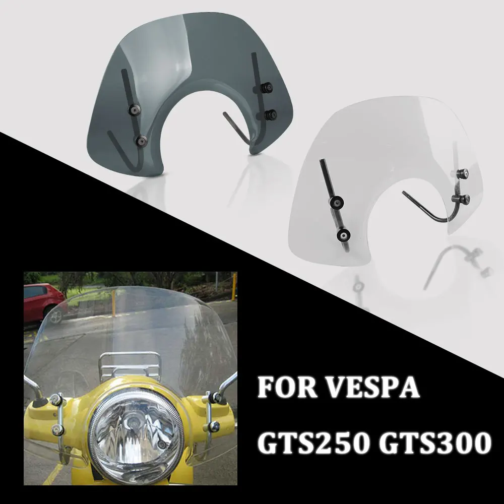 For Piaggio Vespa GTS 250 GTS 300 GTS300 GTS250 Parts Motorcycle Front Windshield Windscreen Cover Bracket Windshield Deflector
For Piaggio Vespa GTS 250 GTS 300 GTS300 GTS250 Parts Motorcycle Front Windshield Windscreen Cover Bracket Windshield Deflector