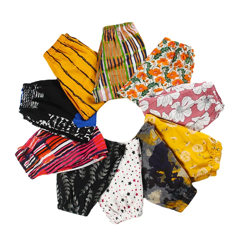 Summer Kids Pants Baby Boys Thin Anti Mosquito Pant New Print Flax Children Clothing Baby Girls Colorful Lantern Trousers
Summer Kids Pants Baby Boys Thin Anti Mosquito Pant New Print Flax Children Clothing Baby Girls Colorful Lantern Trousers