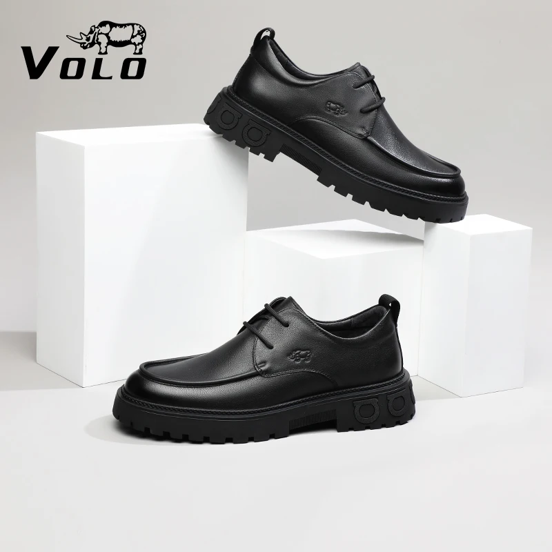 VOLO Men's Shoes New men's formal business casual shoes fall 2021 Leather lace-up round toe shoes
VOLO Men's Shoes New men's formal business casual shoes fall 2021 Leather lace-up round toe shoes