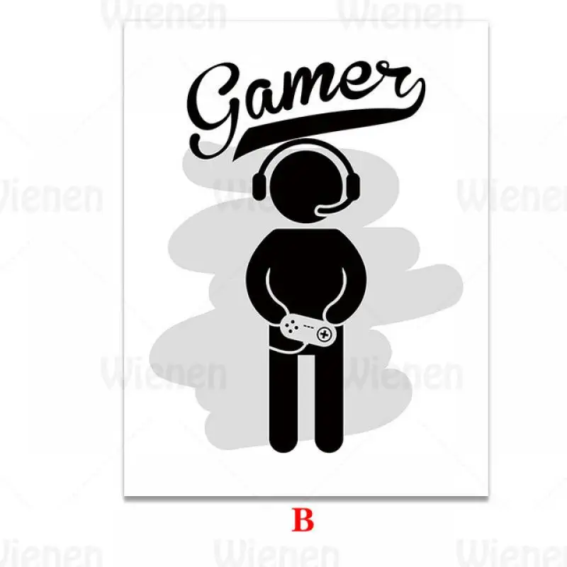 Boy Game Posters And Prints Black White Illustration Gamer Loading Quotes Wall Art Picture Canvas Painting Home Decoration Mural
Boy Game Posters And Prints Black White Illustration Gamer Loading Quotes Wall Art Picture Canvas Painting Home Decoration Mural