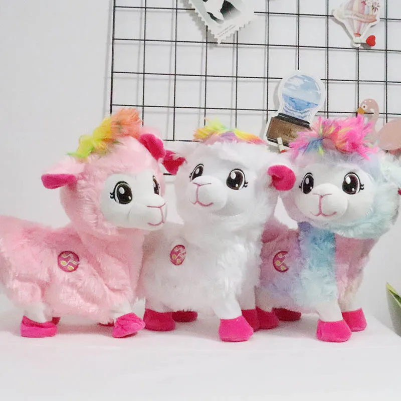 Новые электронные Забавные игрушки boppi домашние животные живая лама Шакина