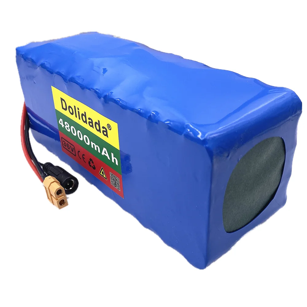 XT60 interface 36V battery 10S4P 48Ah battery pack 500W high power battery 42V48000mAh Ebike electric bike BMS + 42v charger
XT60 interface 36V battery 10S4P 48Ah battery pack 500W high power battery 42V48000mAh Ebike electric bike BMS + 42v charger