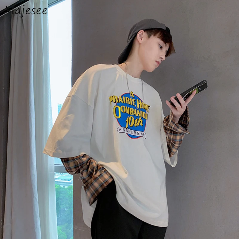Hoodies Men Patchwork Fake 2 Pieces O-neck Long Sleeve Casual Mens Clothing Korean Fashion Harajuku Tops Sweatshirt Comfortable
Hoodies Men Patchwork Fake 2 Pieces O-neck Long Sleeve Casual Mens Clothing Korean Fashion Harajuku Tops Sweatshirt Comfortable