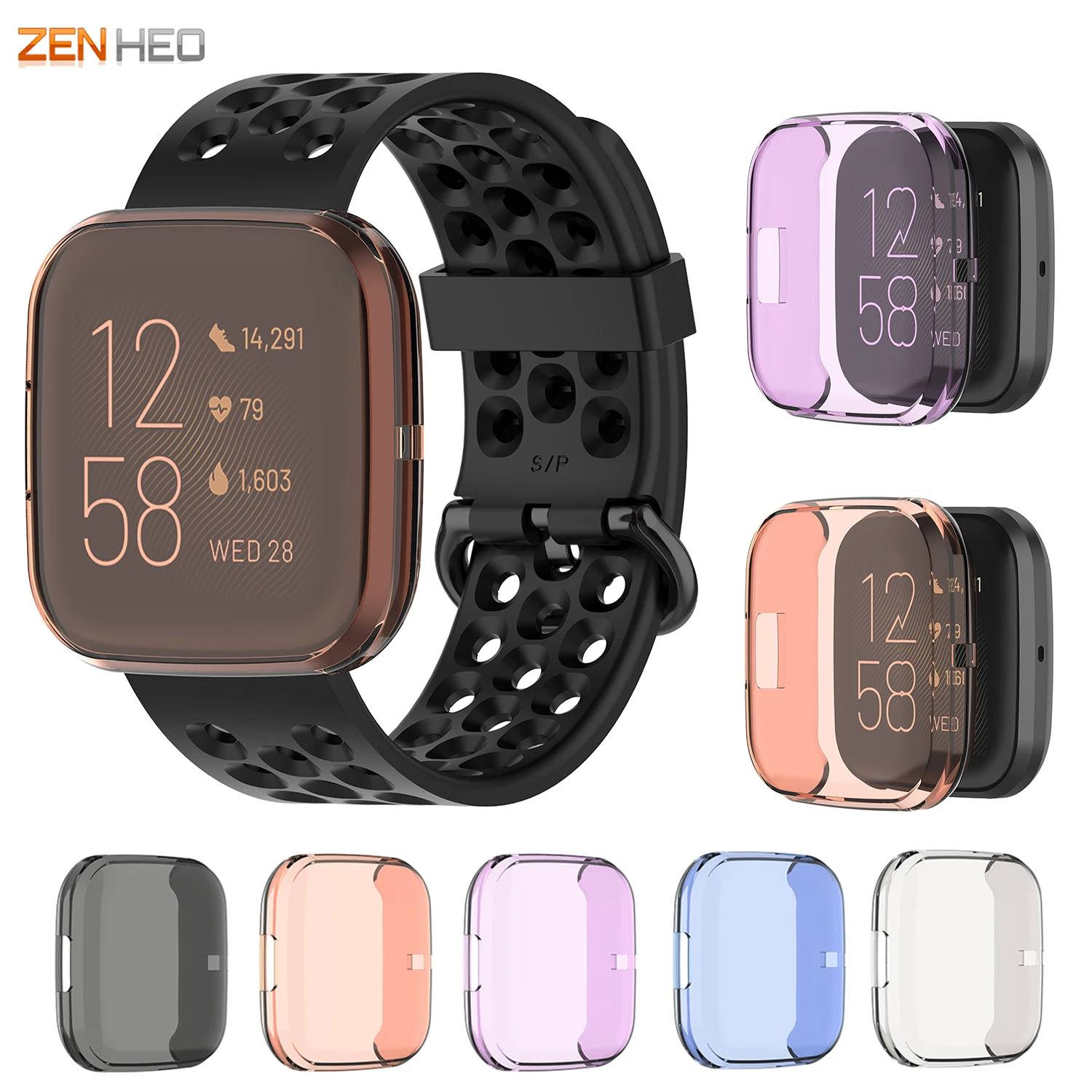Clear TPU Protector Case Cover For Fitbit Versa 2 Full Screen Protective Shell Frame For Fitbit Versa 2 Smart Watch Case
Clear TPU Protector Case Cover For Fitbit Versa 2 Full Screen Protective Shell Frame For Fitbit Versa 2 Smart Watch Case
