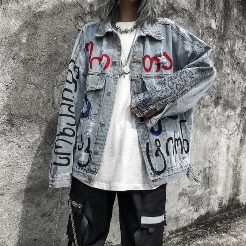 2021 autumn and winter new hip-hop loose denim shirt men's thickening tide brand hole catching jacket jacket female FD
2021 autumn and winter new hip-hop loose denim shirt men's thickening tide brand hole catching jacket jacket female FD