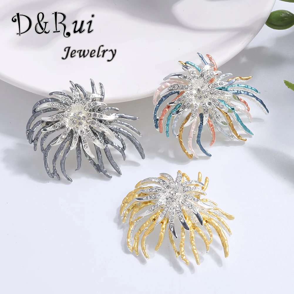 2021 New Colorful Chrysanthemum Pins Brooches for Women Coat Trendy Metal Crystal Daisy Flower Large Brooch Pin Jewelry
2021 New Colorful Chrysanthemum Pins Brooches for Women Coat Trendy Metal Crystal Daisy Flower Large Brooch Pin Jewelry