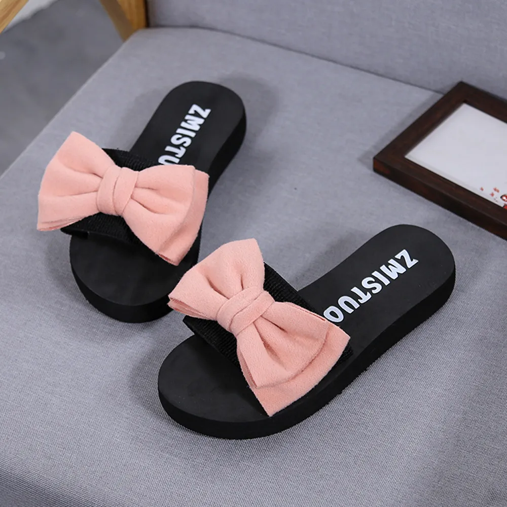 Women Bow Summer Slipper Sandals Women's Indoor Flip-flops Beach Shoes Female Fashion Outdoor Casual Flowers Slipper
Women Bow Summer Slipper Sandals Women's Indoor Flip-flops Beach Shoes Female Fashion Outdoor Casual Flowers Slipper