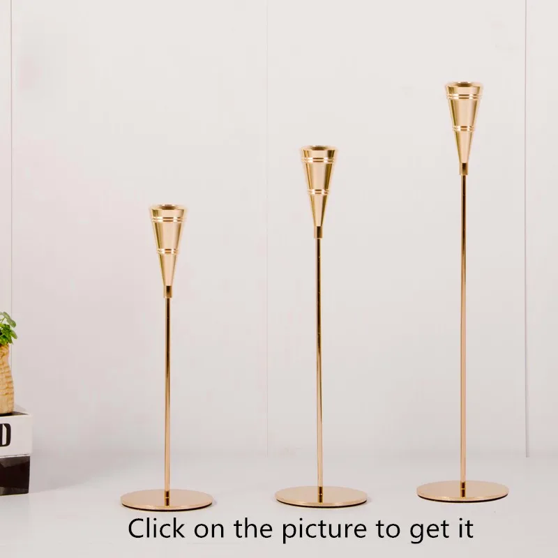 3 Pcs/ Set European Metal Candle Holder Simple Golden Wedding Decoration Bar Party Living Room Decoration Home Decoration
3 Pcs/ Set European Metal Candle Holder Simple Golden Wedding Decoration Bar Party Living Room Decoration Home Decoration