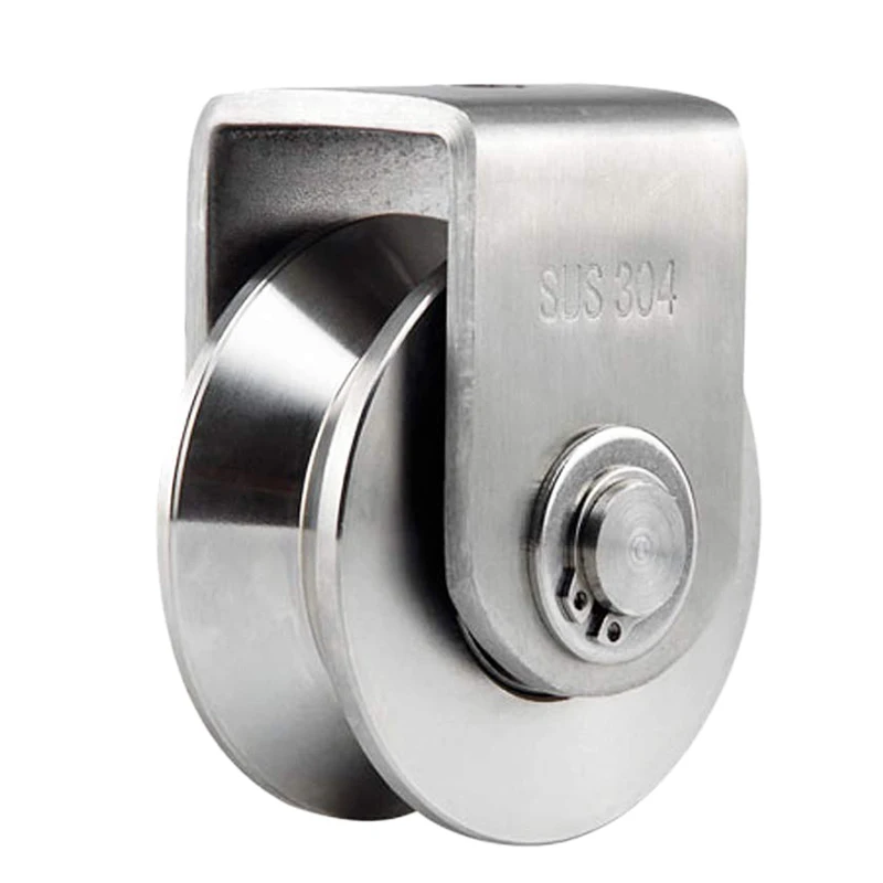 WSFS Hot 2 Inch V Type Pulley Roller 304 Stainless Steel Sliding Gate Roller Wheel Bearing for Material Handling and Moving
WSFS Hot 2 Inch V Type Pulley Roller 304 Stainless Steel Sliding Gate Roller Wheel Bearing for Material Handling and Moving