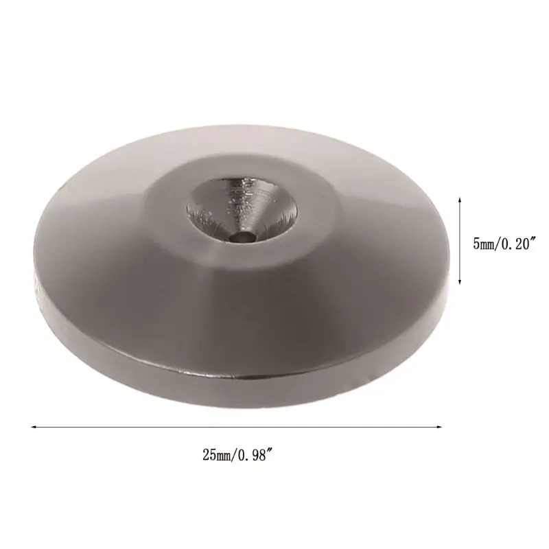 New 4 Pcs Isolation Spike Stand Feet Pad Speaker Amplifier Nickel Plated Cone Base
New 4 Pcs Isolation Spike Stand Feet Pad Speaker Amplifier Nickel Plated Cone Base