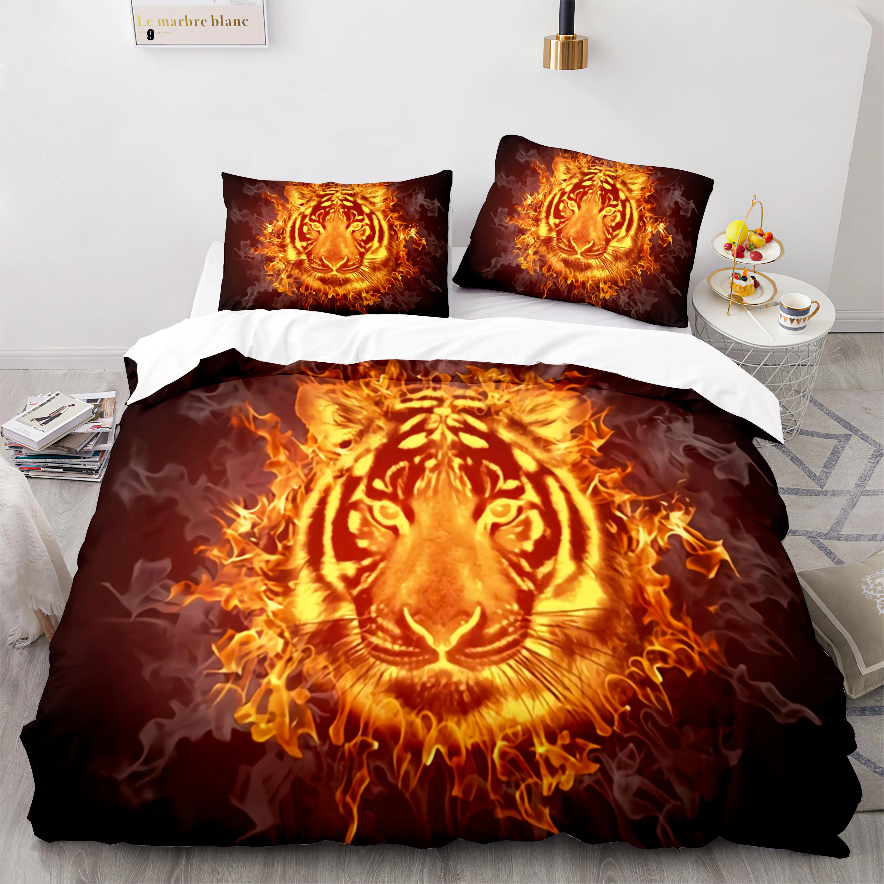 

Flame Tag Bedding Set Single Twin Full Queen King Size Ice And Fire Blaze Tags Bed Set Children Kid Bedroom Duvetcover Sets 007