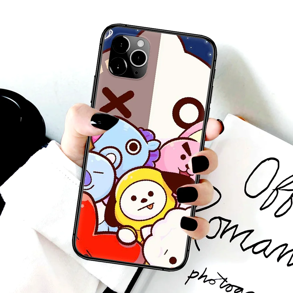 Cartoon BT21-Kpop Phone Case For Iphone 4 4s 5 5S SE 5C 6 6S 7 8 Plus X XS XR 11 12 Mini Pro Max 2020 black Waterproof Pretty
Cartoon BT21-Kpop Phone Case For Iphone 4 4s 5 5S SE 5C 6 6S 7 8 Plus X XS XR 11 12 Mini Pro Max 2020 black Waterproof Pretty