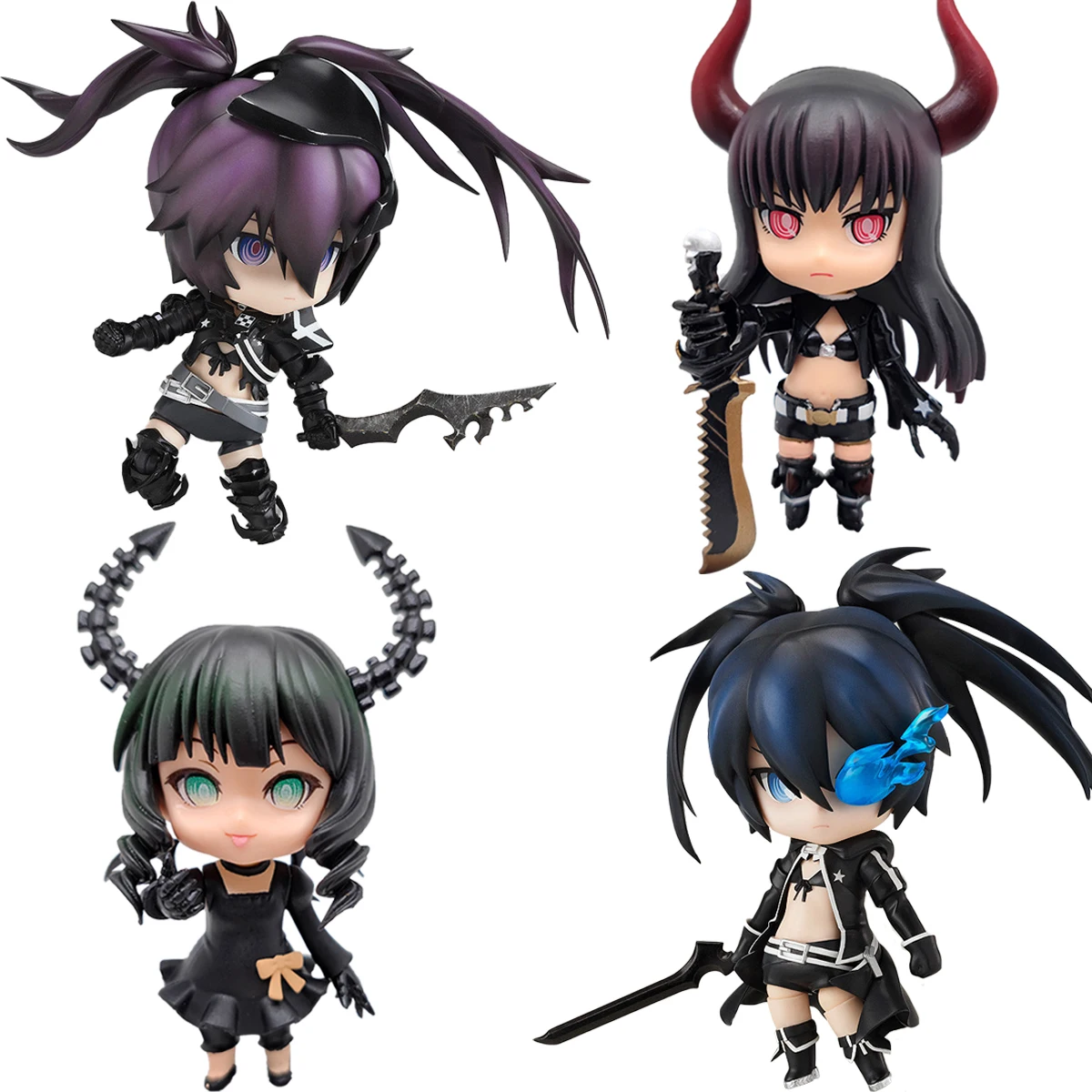 Экшн-фигурка из ПВХ Black Rock Shooter 106 246 Dead Master 128 Gold Saw 145 Коллекционная модель игрушка -