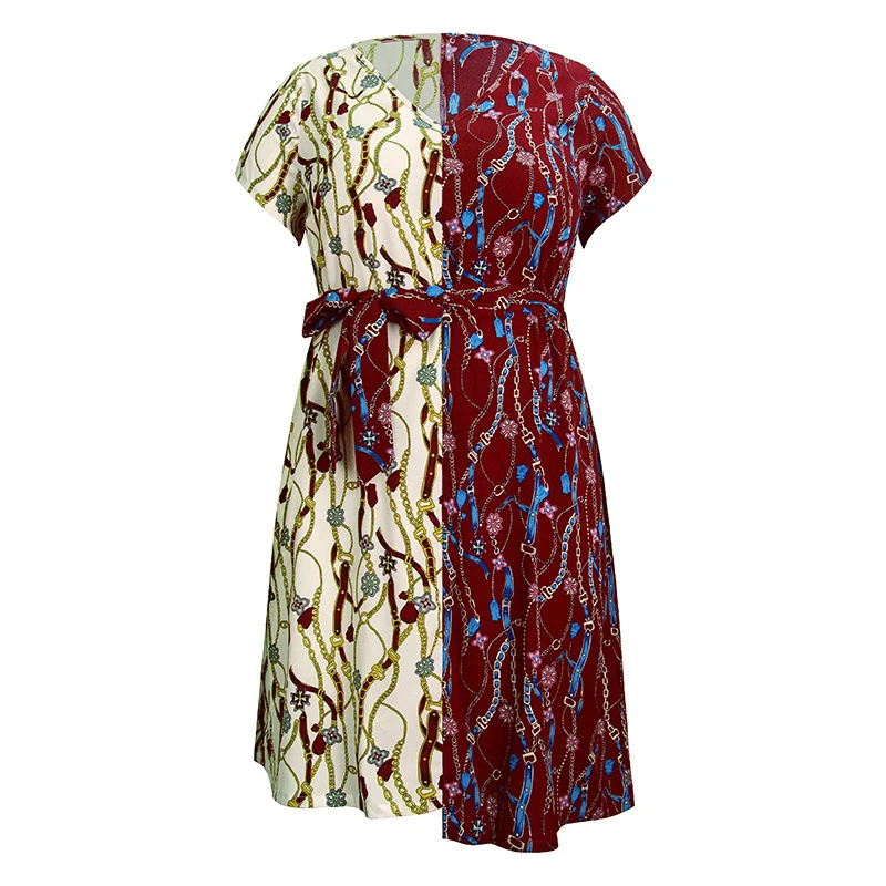Plus Size Short Sleeve Vintage Midi Dress Women Summer Casual Elegant Party Night Print Bandage Dress Oversized Vestidos Tunic
Plus Size Short Sleeve Vintage Midi Dress Women Summer Casual Elegant Party Night Print Bandage Dress Oversized Vestidos Tunic