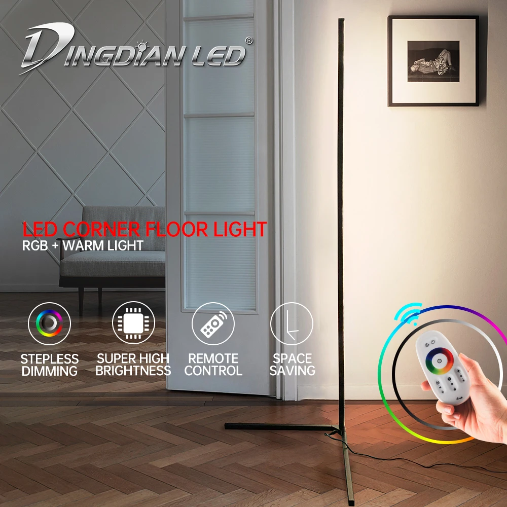 Remote Control rgb led floor lamp RGB+Warm White Colors remote control stepless dimming standing led corner floor lamp indoor
Remote Control rgb led floor lamp RGB+Warm White Colors remote control stepless dimming standing led corner floor lamp indoor