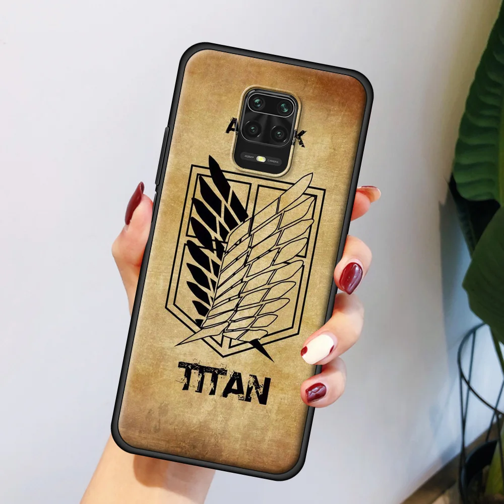 Anime Attack On Titan LOGO Luxury Soft Phone Accessories Cover for Redimi Note 9 9S 8 8T 7 Pro 9A 9C K40 Note 10 Plus MAX Case
Anime Attack On Titan LOGO Luxury Soft Phone Accessories Cover for Redimi Note 9 9S 8 8T 7 Pro 9A 9C K40 Note 10 Plus MAX Case