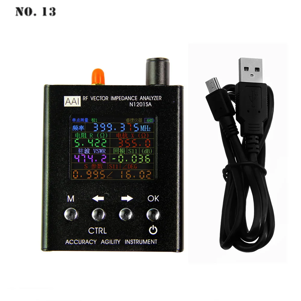 Antenna Oscilloscope Analyzer Meter Tester 137.5M-2.7G/35MHz-2.7GHz UV RF Vector Impedance ANT SWR Antenna Analyser
Antenna Oscilloscope Analyzer Meter Tester 137.5M-2.7G/35MHz-2.7GHz UV RF Vector Impedance ANT SWR Antenna Analyser