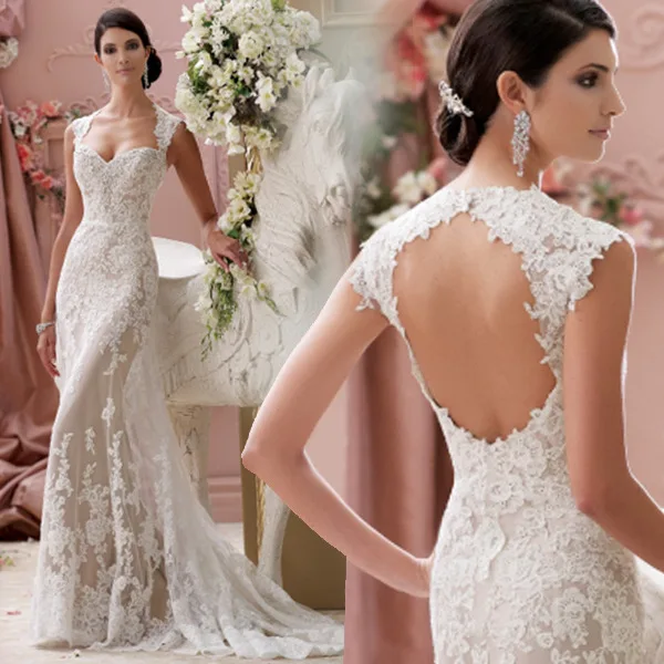 Boho Lace Mermaid Wedding Dresses 2021 Summer Backless Sleevelss Applique Long Bohemian Beach Bridal Gowns Custom Made
Boho Lace Mermaid Wedding Dresses 2021 Summer Backless Sleevelss Applique Long Bohemian Beach Bridal Gowns Custom Made