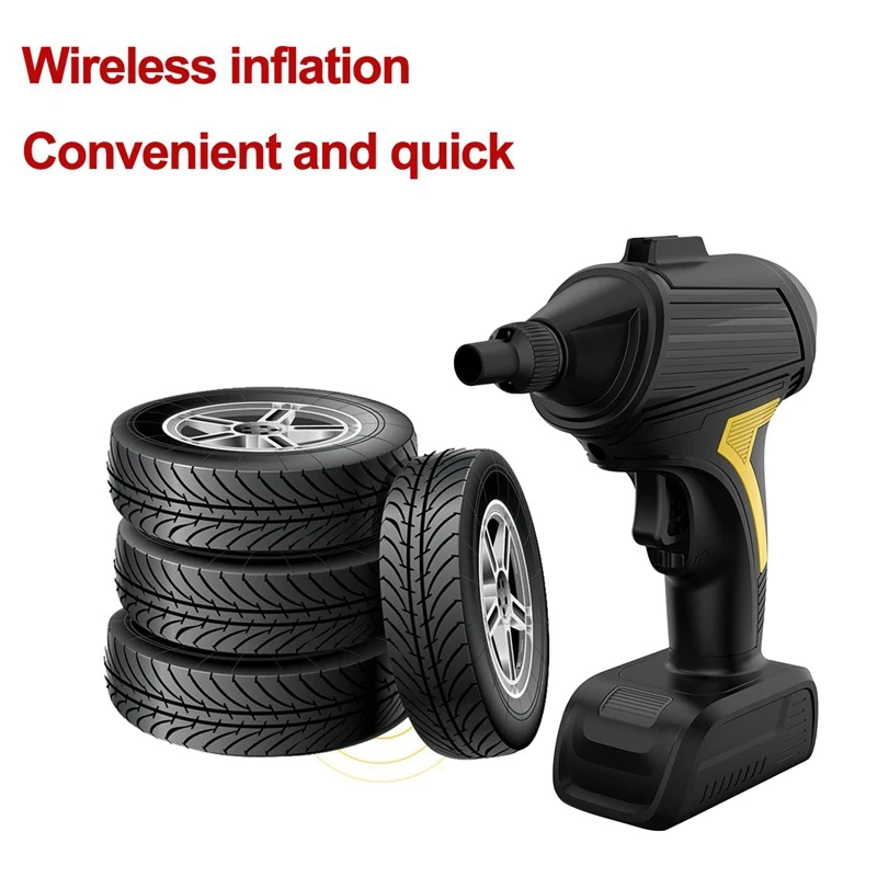 Portable Air Compressor Cordless Tire Inflator with Digital Display, LED Lighting,Rechargeable Tire Pressure Gauge 12V/150PSI fo
Portable Air Compressor Cordless Tire Inflator with Digital Display, LED Lighting,Rechargeable Tire Pressure Gauge 12V/150PSI fo