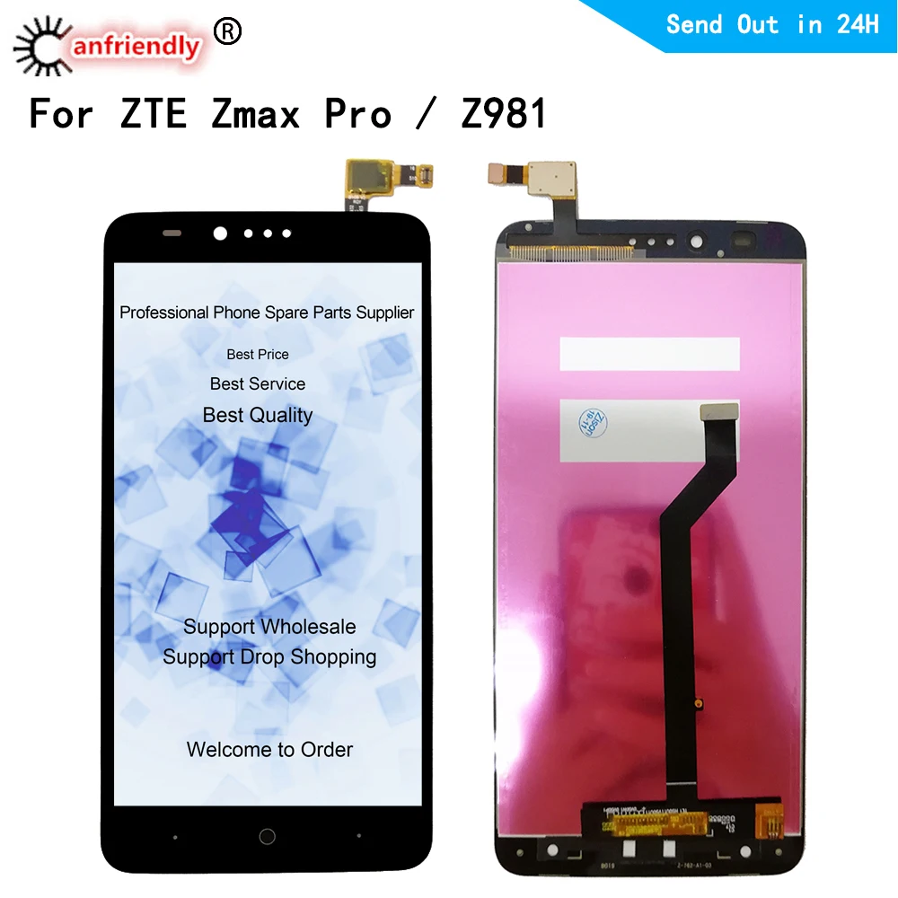 For ZTE Blade ZTE Zmax Pro Z981 LCD Display+Touch Screen Digitizer module with frame Assembly For ZTE Z max Pro Z981 Display
For ZTE Blade ZTE Zmax Pro Z981 LCD Display+Touch Screen Digitizer module with frame Assembly For ZTE Z max Pro Z981 Display