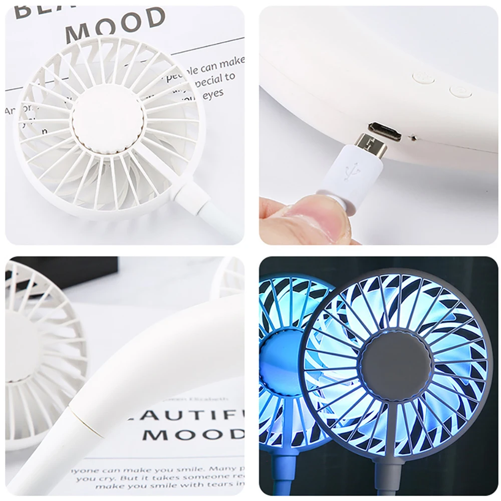 LED Light Outdoor Neck Band Fan Personal Portable Mini Double Wind Head Neckband Fan USB Rechargeable Air Cooler For Home Office
LED Light Outdoor Neck Band Fan Personal Portable Mini Double Wind Head Neckband Fan USB Rechargeable Air Cooler For Home Office
