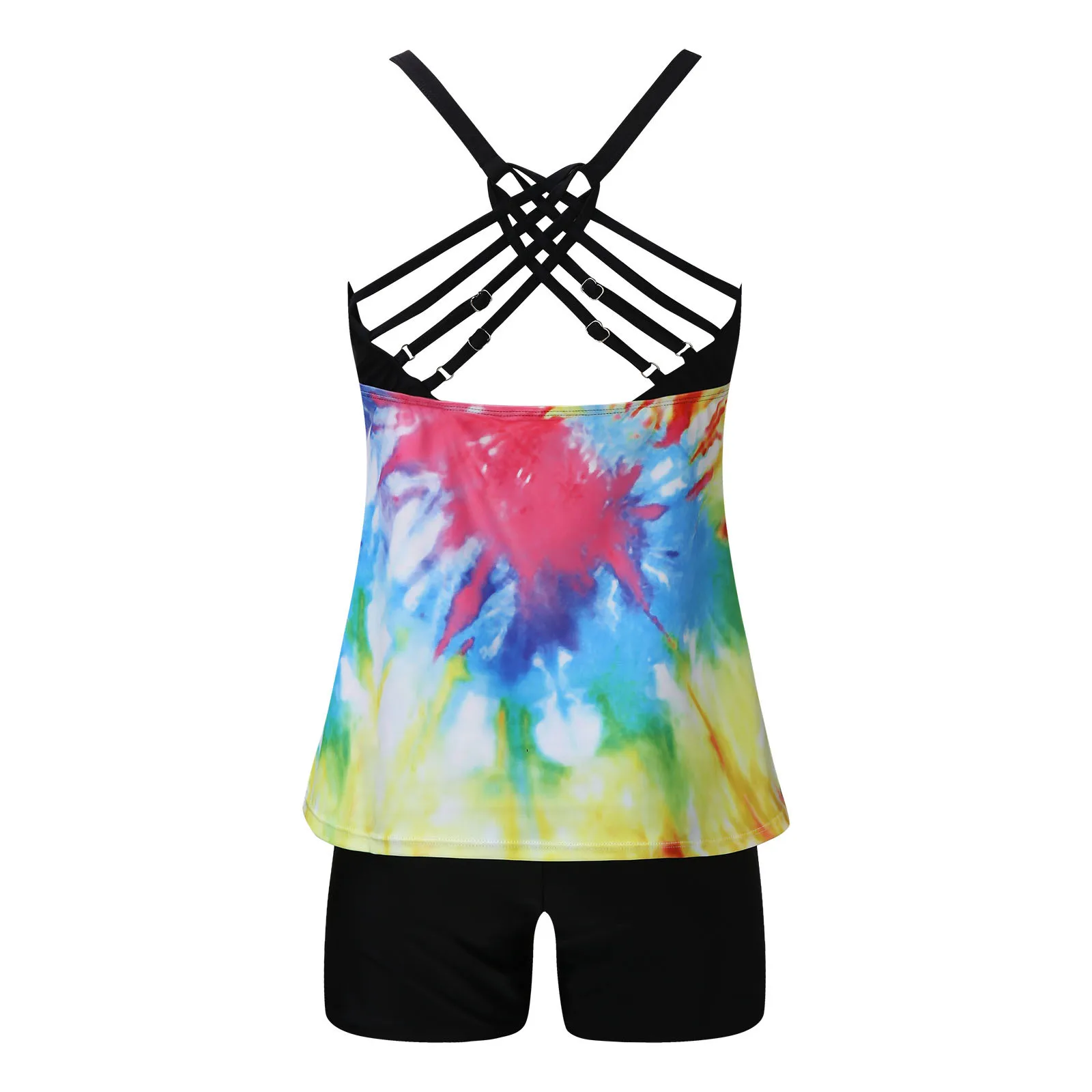 56# Sexy Swimsuit 2021 Womens Multi Color Tie-Dye Print Set Two Piece Swimdress And Panty Swimsuits Bikini set Bandeau Biquinis
56# Sexy Swimsuit 2021 Womens Multi Color Tie-Dye Print Set Two Piece Swimdress And Panty Swimsuits Bikini set Bandeau Biquinis