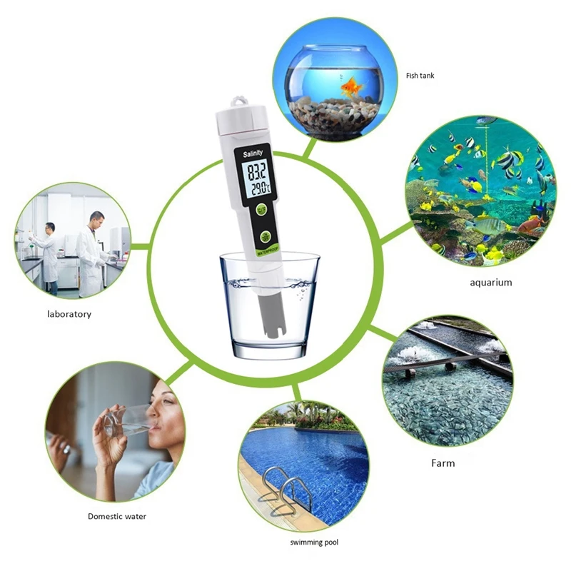 TPH 02154 Salinity Meter, Seawater Hydrometer, Salt Content Detection in Brine, for Pools, Drinking Water, Aquarium
TPH 02154 Salinity Meter, Seawater Hydrometer, Salt Content Detection in Brine, for Pools, Drinking Water, Aquarium