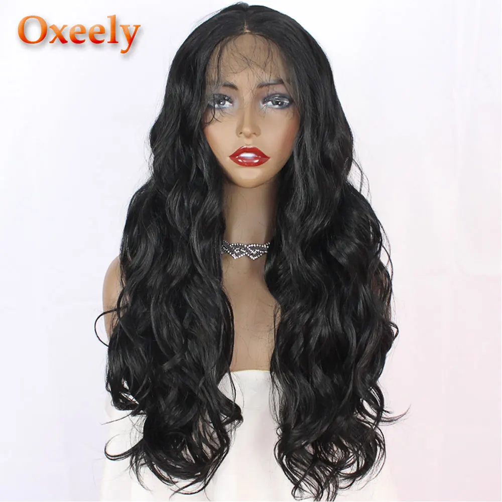 Oxeely Natural Looking Synthetic Lace Front Wigs for Women Body Wave Fiber Hair Heat Resistant Wig
Oxeely Natural Looking Synthetic Lace Front Wigs for Women Body Wave Fiber Hair Heat Resistant Wig