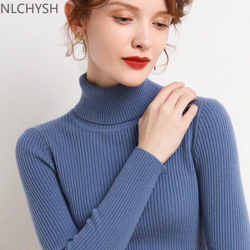 Women Cashmere Turtleneck Sweater Long Sleeve Knitted Soft Pullovers Basic Sweaters For Women 2021 Autumn Winter Jumpers
Women Cashmere Turtleneck Sweater Long Sleeve Knitted Soft Pullovers Basic Sweaters For Women 2021 Autumn Winter Jumpers