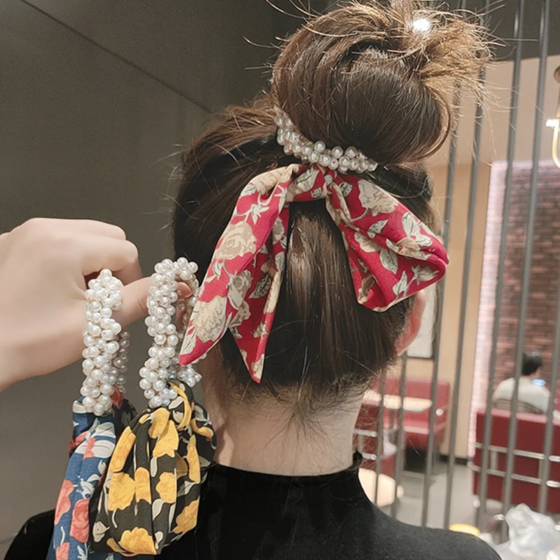 1PC Retro Pearls Women Ribbon Elastic Hair Bands Print Flower Korean Girls Hair Accessories Bow Scrunchies Hair Ropes Headwear
1PC Retro Pearls Women Ribbon Elastic Hair Bands Print Flower Korean Girls Hair Accessories Bow Scrunchies Hair Ropes Headwear