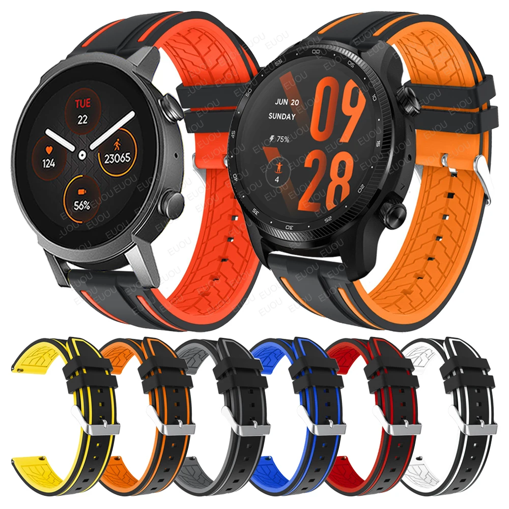 Rubber Strap For TicWatch Pro 3 Ultra GPS / E3 Sport Silicone Band Watchband For TicWatch Pro 2021/GTX/E2 Replacement Wristband
Rubber Strap For TicWatch Pro 3 Ultra GPS / E3 Sport Silicone Band Watchband For TicWatch Pro 2021/GTX/E2 Replacement Wristband