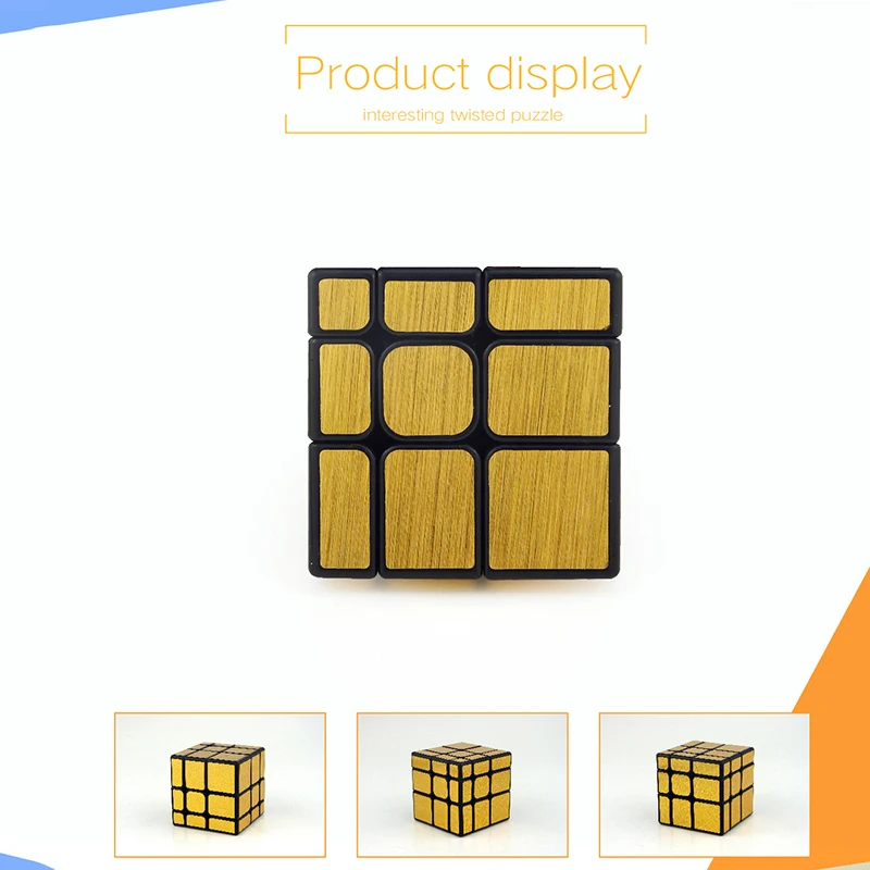 Moyu Mirror Cube 3x3 Magic 3x3x3 Speed Puzzle Educational Toys For Children Silver/Golden Blocks Gifts | Игрушки и хобби