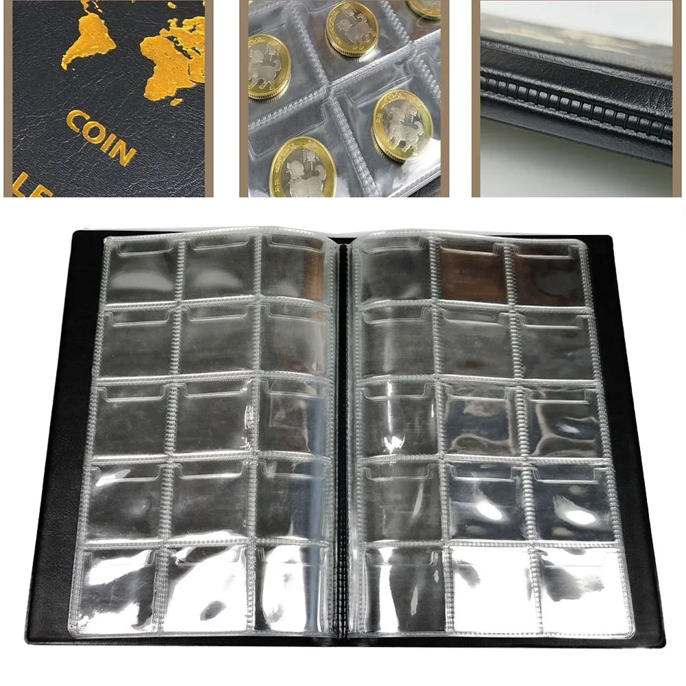 New 150 Coin Holder Coin Album Collection Storage Collecting Money Badges Penny Pockets Album Book Portable Storage Bags
New 150 Coin Holder Coin Album Collection Storage Collecting Money Badges Penny Pockets Album Book Portable Storage Bags