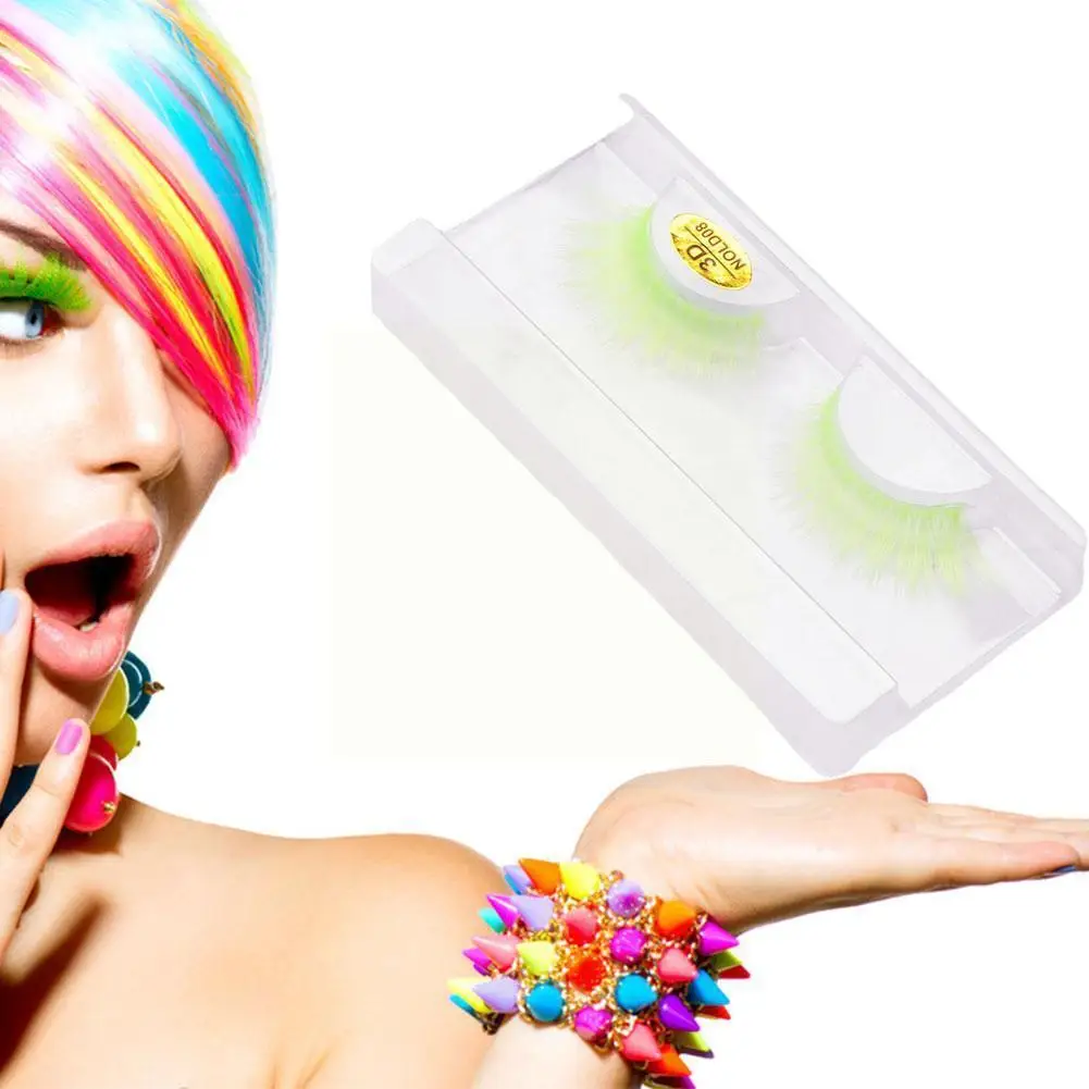 5d Color False Eyelashes, Artificial Mink Eyelashes, Halloween Eyelashes, Fluffy Three-dimensional Eyelashes, False Cilia T6V1
5d Color False Eyelashes, Artificial Mink Eyelashes, Halloween Eyelashes, Fluffy Three-dimensional Eyelashes, False Cilia T6V1