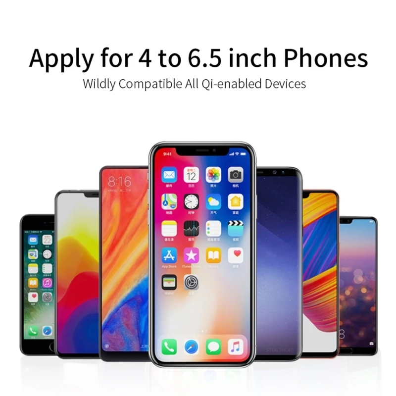 OCUBE O-C02 QC2.0 / QC3.0 Wireless Charger Car Air Outlet Holder Charger,Support 4 inch to 6.5 inch Phones
OCUBE O-C02 QC2.0 / QC3.0 Wireless Charger Car Air Outlet Holder Charger,Support 4 inch to 6.5 inch Phones