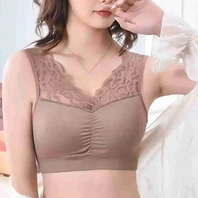 Seamless chest wrap vest lace sexy beautiful back lace anti-glare underwear sports bra
Seamless chest wrap vest lace sexy beautiful back lace anti-glare underwear sports bra
