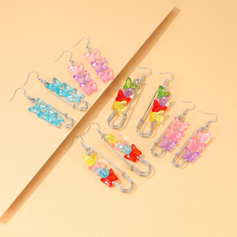 VG 6YM New Creativity Pin Butterfly Ladies Dangle Earrings Same Paragraph Women's Birthday Present Jewelry Dropshipping Gifts
VG 6YM New Creativity Pin Butterfly Ladies Dangle Earrings Same Paragraph Women's Birthday Present Jewelry Dropshipping Gifts