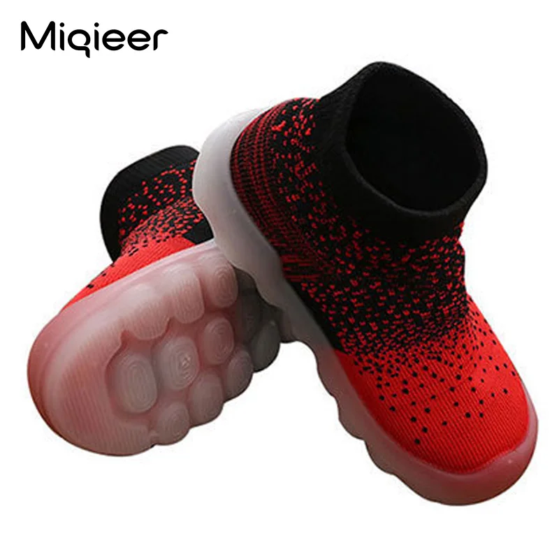 Baby Knit Sock Shoes Spring Autumn Children Breathable Mesh Soft Jelly Soles Non Slip Toddler Sneakers Boys Girls Sports Shoes
Baby Knit Sock Shoes Spring Autumn Children Breathable Mesh Soft Jelly Soles Non Slip Toddler Sneakers Boys Girls Sports Shoes