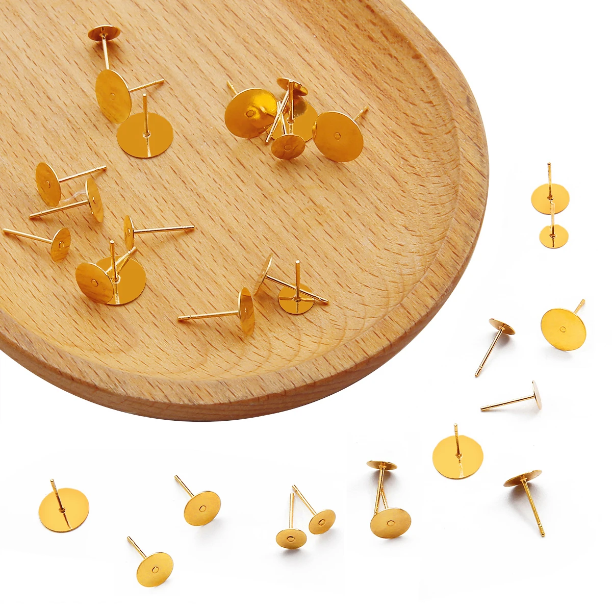 2 / 10pcs Earrings For Women Steel Needle Flat Earrings Material Hypoallergenic Diy Handmade Jewelry Making Accessories
2 / 10pcs Earrings For Women Steel Needle Flat Earrings Material Hypoallergenic Diy Handmade Jewelry Making Accessories