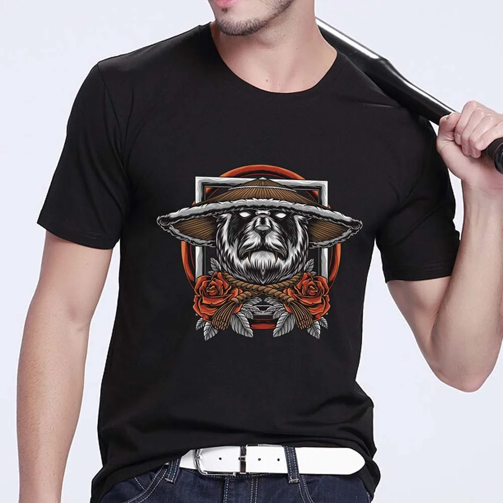 T-shirt Men's Classic Black Print Short-sleeved Anime Funny Kung Fu Warrior Series Casual O-neck Youth Commuter Comfortable Top
T-shirt Men's Classic Black Print Short-sleeved Anime Funny Kung Fu Warrior Series Casual O-neck Youth Commuter Comfortable Top